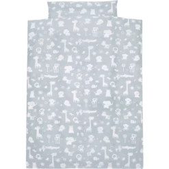 Alvi Beddengoed 100 X 135 Cm, Dierentuin Blauw