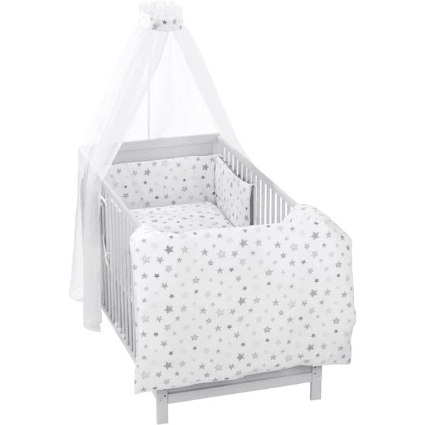 Alvi Bedset 3delig Star Zilvergrijs 4 Alvi Bedset 3delig Star Zilvergrijs - Afbeelding 2