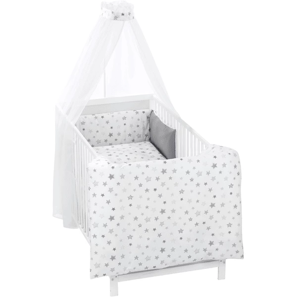 Alvi Bedset 3delig Star Zilvergrijs 5 Alvi Bedset 3delig Star Zilvergrijs - Afbeelding 3