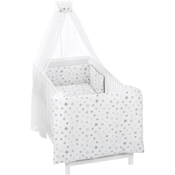Alvi Bedset 3delig Star Zilvergrijs 6 Alvi Bedset 3delig Star Zilvergrijs - Afbeelding 4