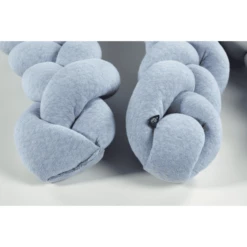 Alvi ® Nest Slang Gevlochten Speciale Stof Quilt Aqua -NL Beddengoed Verkoopwinkel alvi nest slang gevlochten speciale stof quilt aqua a324940 2