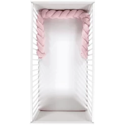 Alvi ® Nest Slang Gevlochten Speciale Stof Quilt Rosé -NL Beddengoed Verkoopwinkel alvi nest slang gevlochten speciale stof quilt rose a324947 4