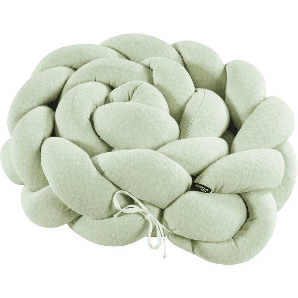 Alvi ® Nest Slang Gevlochten Speciale Stof Quilt Turkoois 5 Alvi ® Nest Slang Gevlochten Speciale Stof Quilt Turkoois - Afbeelding 3