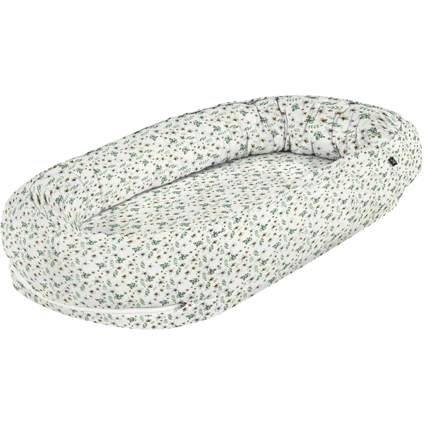 Alvi ® Snooze Nest Petit Fleurs Groen/wit 4 Alvi ® Snooze Nest Petit Fleurs Groen/wit - Afbeelding 2