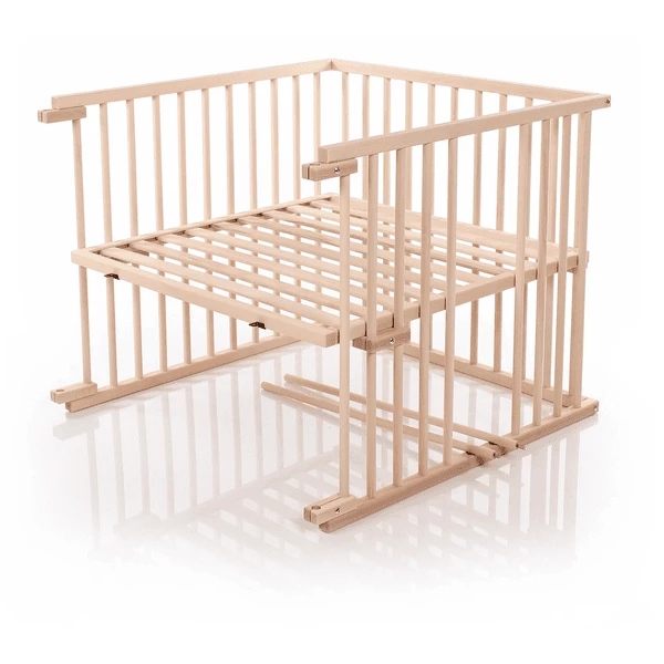 Babybay ® Ledikant Ombouwset Geschikt Voor Maxi En Boxspring Model, Naturel Onbehandeld 4 Babybay ® Ledikant Ombouwset Geschikt Voor Maxi En Boxspring Model, Naturel Onbehandeld - Afbeelding 2