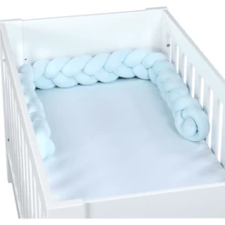 Babybay ® Nest Slang Gevlochten Aqua -NL Beddengoed Verkoopwinkel babybay nest slang gevlochten aqua a308568 4
