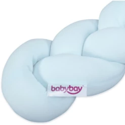 Babybay ® Nest Snake Gevlochten Aqua / Alle Modellen -NL Beddengoed Verkoopwinkel babybay nest snake gevlochten aqua alle modellen a308613 3