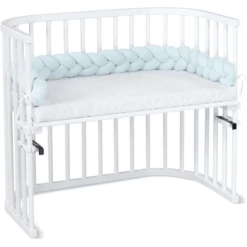 Babybay ® Nest Snake Gevlochten Aqua / Alle Modellen -NL Beddengoed Verkoopwinkel babybay nest snake gevlochten aqua alle modellen a308613 4