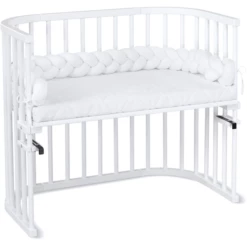 Babybay ® Nest Snake Gevlochten Wit / Alle Modellen -NL Beddengoed Verkoopwinkel babybay nest snake gevlochten wit alle modellen a308590 4