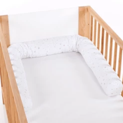 Babybay ® Nest Snake Piqué Geschikt Voor Wiegjes, Wit Sterrenmix Sand /berry -NL Beddengoed Verkoopwinkel babybay nest snake pique geschikt voor wiegjes wit sterrenmix sand berry a312187 4