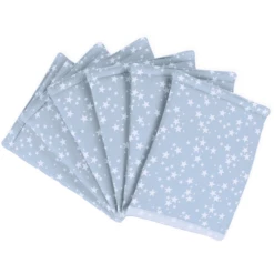 Babybay ® Nestchen Ultra Fresh Piqué Geschikt Voor Model Original , Azuur Sterren Wit