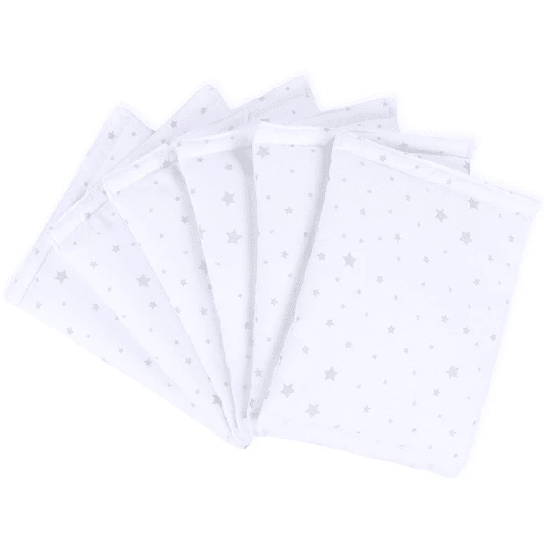 Babybay ® Nestchen Ultra Fresh Piqué Geschikt Voor Model Original , Witte Sterrenmix Sand /azuurblauw 3 Babybay ® Nestchen Ultra Fresh Piqué Geschikt Voor Model Original , Witte Sterrenmix Sand /azuurblauw