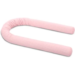 Babybay Nestchenschlange Organic Cotton Rose Sterren Wit 180 Cm