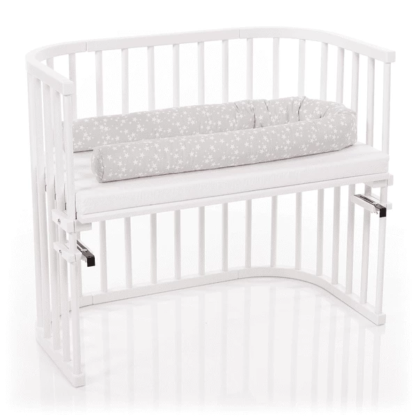 Babybay Nestslang Parelgrijs Ster Wit 5 Babybay Nestslang Parelgrijs Ster Wit - Afbeelding 3