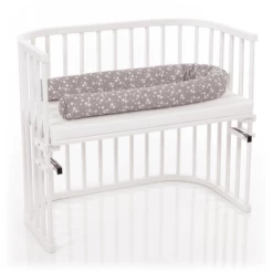 Babybay Nestslang Taupe Ster Wit -NL Beddengoed Verkoopwinkel babybay nestslang taupe ster wit a214937 2