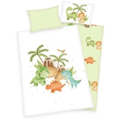 Babybest® Beddengoed Dinos 100 X 135 Cm -NL Beddengoed Verkoopwinkel babybest beddengoed dinos 100 x 135 cm a360360 2