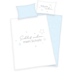 Babybest® Beddengoed Schlaf Schön GOTS Lichtblauw 100 X 135 Cm -NL Beddengoed Verkoopwinkel babybest beddengoed schlaf schoen gots lichtblauw 100 x 135 cm a310716 2