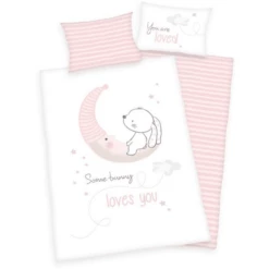 Babybest® Flanellen Beddengoed Bunny 100 X 135 Cm