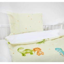 Babybest® Flanellen Beddengoed Dinos 100 X 135 Cm -NL Beddengoed Verkoopwinkel babybest flanellen beddengoed dinos 100 x 135 cm a376106 3