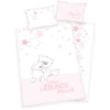 Babybest® Flannel Bedlinnen Favoriete Persoon Roze GOTS 100 X 135 Cm