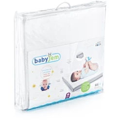 Babyjem Babymatrasje Universeel Wit 120 X 60 Cm -NL Beddengoed Verkoopwinkel babyjem babymatrasje universeel wit 120 x 60 cm a277848 3