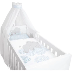 Be B Ella Vital Beddenset 4 Stuks, Lunafant Blauw -NL Beddengoed Verkoopwinkel be b ella vital beddenset 4 stuks lunafant blauw a260855 2
