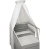 Be Be 's Collectie Mousseline Beddenset 3st Ster Grijs