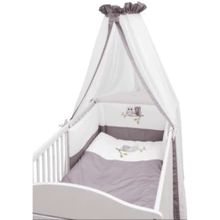 Be Be 's Collection Beddenset 3-delig Uilen Roze -NL Beddengoed Verkoopwinkel be be s collection beddenset 3 delig uilen roze a288466 2