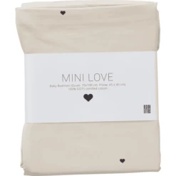 Design Letters Kussensloop Favourite Baby 70 X 100cm In Beige