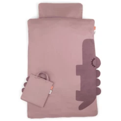 Done By Deer ™ Beddengoed Set Junior Sleepy 100 X 140 Cm Croco Roze -NL Beddengoed Verkoopwinkel done by deer beddengoed set junior sleepy 100 x 140 cm croco roze a394493 4