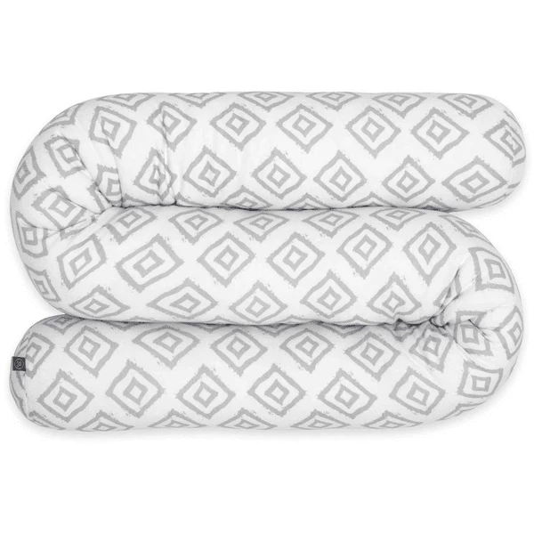 Emma & Noah Bed Slangen Tabletten Grijs 4 Emma & Noah Bed Slangen Tabletten Grijs - Afbeelding 2