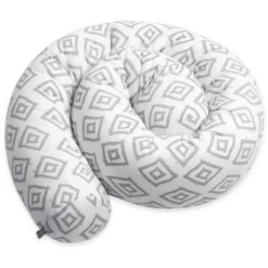 Emma & Noah Bed Slangen Tabletten Grijs