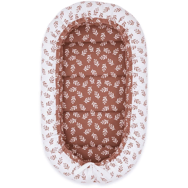 Emma & Noah Knuffel Nest Floral Mocca 6 Emma & Noah Knuffel Nest Floral Mocca - Afbeelding 4