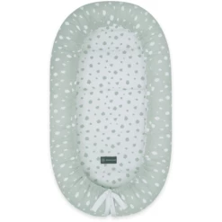 Emma & Noah Knuffel Nest Stippen Mint -NL Beddengoed Verkoopwinkel emma amp noah knuffel nest stippen mint a347306 1