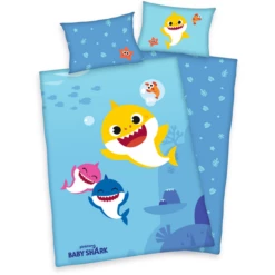 HERDING Beddengoed Baby Haai GOTS 135 X 200 Cm -NL Beddengoed Verkoopwinkel herding beddengoed baby haai gots 135 x 200 cm a310743 2
