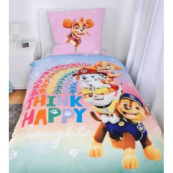 HERDING Beddengoed Paw Patrol Think Happy 135 X 200 Cm -NL Beddengoed Verkoopwinkel herding beddengoed paw patrol think happy 135 x 200 cm a384720 3