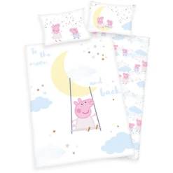 HERDING Beddengoed Peppa Pig GOTS 100x135 Cm -NL Beddengoed Verkoopwinkel herding beddengoed peppa pig gots 100x135 cm a290582 3