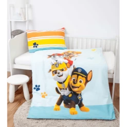 HERDING Flanellen Beddengoed Paw Patrol 100 X 135cm -NL Beddengoed Verkoopwinkel herding flanellen beddengoed paw patrol 100 x 135cm a388605 1
