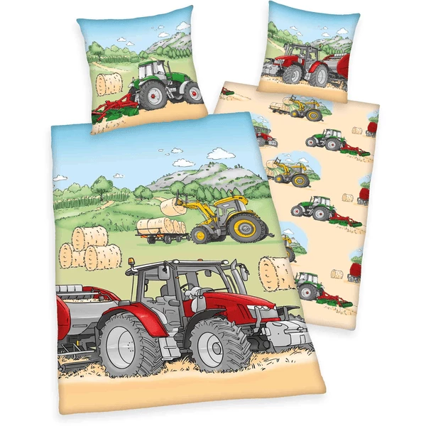HERDING Flanellen Beddengoed Tractor 135 X 200 Cm 7 HERDING Flanellen Beddengoed Tractor 135 X 200 Cm - Afbeelding 5