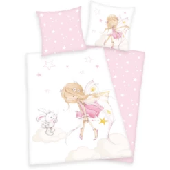 HERDING Flanellen Bedlinnen Little Fairy 135 X 200 Cm -NL Beddengoed Verkoopwinkel herding flanellen bedlinnen little fairy 135 x 200 cm a388601 4