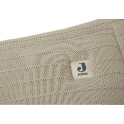 Jollein Bed/box Surround 30x180cm Pure Knit Nougat -NL Beddengoed Verkoopwinkel jollein bed box surround 30x180cm pure knit nougat a382338 3