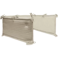 Jollein Bed/box Surround 30x180cm Pure Knit Nougat -NL Beddengoed Verkoopwinkel jollein bed box surround 30x180cm pure knit nougat a382338 4