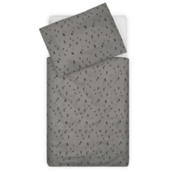Jollein Bedlinnen Vlekstorm Grijs 100 X 140 Cm