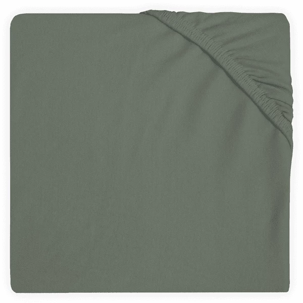 Jollein Hoeslaken Jersey Ash Green 40 X 80 / 90 Cm 3 Jollein Hoeslaken Jersey Ash Green 40 X 80 / 90 Cm