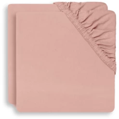 Jollein Jersey Hoeslaken 2-pack Rozenhout 60x120 Cm -NL Beddengoed Verkoopwinkel jollein jersey hoeslaken 2 pack rozenhout 60x120 cm a325666 3