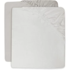 Jollein Jersey Hoeslaken 60x120cm Pack Of 2 Ivory