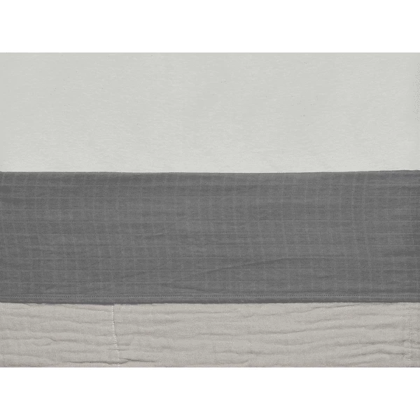 Jollein Wieg Bedlaken 75x100 Cm - Gerimpeld - Storm Grey 5 Jollein Wieg Bedlaken 75x100 Cm - Gerimpeld - Storm Grey - Afbeelding 3