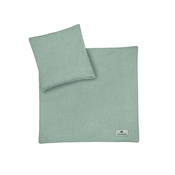 JULIUS ZÖLLNER Bedlinnen Terra Groen 80 X 80 Cm 6 JULIUS ZÖLLNER Bedlinnen Terra Groen 80 X 80 Cm - Afbeelding 4