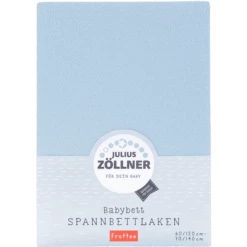 JULIUS ZÖLLNER Hoeslaken Badstof Lichtblauw
