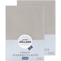 JULIUS ZÖLLNER Hoeslaken Dubbelpak Jersey Taupe -NL Beddengoed Verkoopwinkel julius zoellner hoeslaken dubbelpak jersey taupe a246632 4